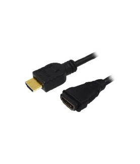 Logilink | HDMI Cable Type A Male - HDMI Type A Female | Black | HDMI Type A Female | HDMI Type A Male | HDMI to HDMI | 2 m