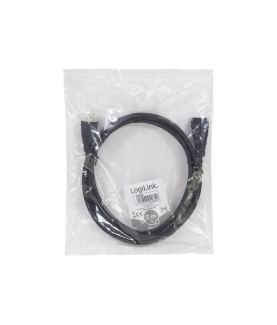 Logilink | HDMI Cable Type A Male - HDMI Type A Female | Black | HDMI Type A Female | HDMI Type A Male | HDMI to HDMI | 2 m