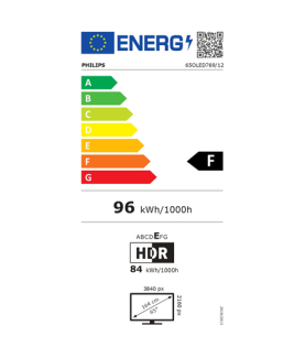 Philips 4K Ambilight TV | 65OLED769/12 | 65 | Smart TV | TITAN | UHD OLED