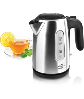 ETA Kettle | ETA160490000 ADÉLA | Electric | 1600 W | 1 L | Stainless Steel | 360 rotational base | Stainless Steel