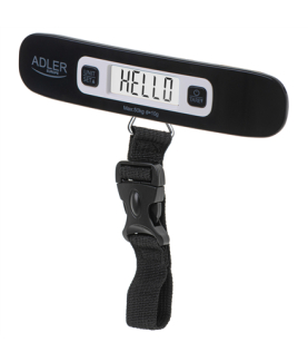 Adler | Travel Luggage Scale | AD 8190 | Maximum weight (capacity) 50 kg | Accuracy 10 g | Black