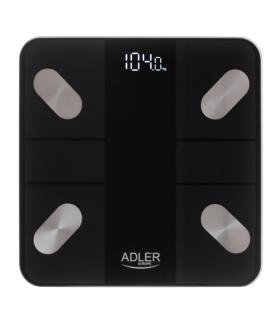 Adler Smart Bathroom Scale | AD 8186b | Maximum weight (capacity) 180 kg | Accuracy 100 g | Body Mass Index (BMI) measuring | B