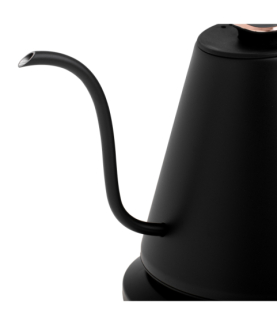 Adler Kettle | AD 1349 | Electric | 1100 W | 1 L | Stainless steel | 360 rotational base | Black/Gold