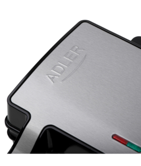 Adler Sandwich maker 2 in 1 | AD 3073 | 1000 W | Number of plates 2 | Stainless Steel/Black