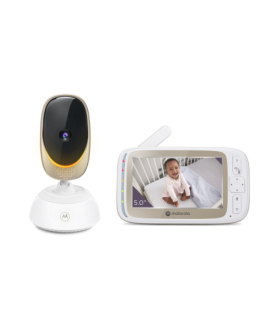 Motorola | Wi-Fi Video Baby Monitor with Mood Light | VM85 CONNECT 5.0" | 5" TFT color display with 480 x 272 resolution Lullab