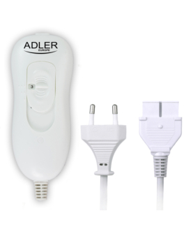 Adler | Electric blanket | AD 7425 | Number of heating levels 4 | Number of persons 1 | Washable | Remote control | Coral fleec