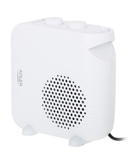 Adler | Heater | AD 7725w | Fan heater | 2000 W | Number of power levels 2 | White | N/A