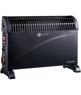 Mesko | Convector Heater with Timer and Turbo Fan | MS 7741b | Convection Heater | 2000 W | Number of power levels 3 | Black