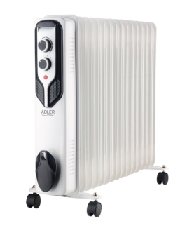 Adler | Oil-Filled Radiator | AD 7819 | Oil Filled Radiator | 2500 W | Number of power levels 3 | White