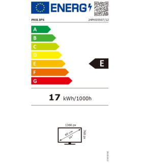 Philips | LED HD TV | 24PHS5507/12 | 24" (60 cm) | HD LED | Black