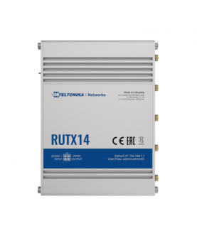 LTE Cat 12 Router | RUTX14 | 802.11ac | 867 Mbit/s | 10/100/1000 Mbps Mbit/s | Ethernet LAN (RJ-45) ports 5 | MU-MiMO Yes | 4G 