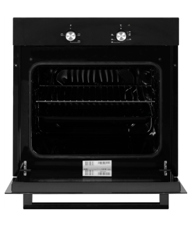 Simfer | Oven | 8004AERSP | 62 L | Electric | Manual | Mechanical control | Height 60 cm | Width 60 cm | Black