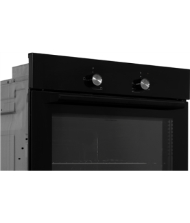 Simfer | Oven | 8004AERSP | 62 L | Electric | Manual | Mechanical control | Height 60 cm | Width 60 cm | Black