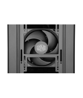 Cooler Master | Silencio S400 with Steel side panel | Black | Mini ITX, Micro ATX | Power supply included No