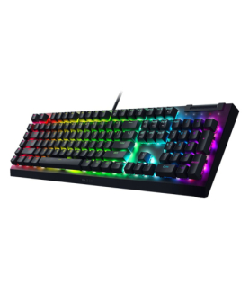 Razer | Mechanical Gaming Keyboard | BlackWidow V4 X | Mechanical Gaming Keyboard | Wired | US | Black | Yellow Mechanical Swit