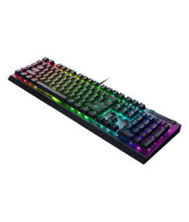 Razer | Mechanical Gaming Keyboard | BlackWidow V4 X | Mechanical Gaming Keyboard | Wired | US | Black | Yellow Mechanical Swit