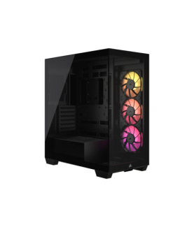 Corsair PC Case | iCUE LINK 3500X RGB | Black | Mid-Tower | Power supply included No | ATX