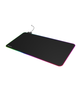 Genesis Mouse Pad | Boron 500 XXL RGB | Mouse pad | 400 x 800 x 4 mm | Black