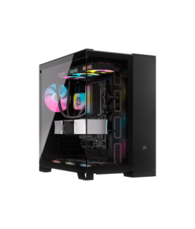 Corsair Dual Chamber PC Case | 6500X | Black/Obsidian Aluminum | Mid-Tower | Power supply included No | ATX