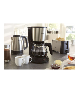 Philips Coffee Maker | HD7462/20 Daily Collection | Drip | 1000 W | Black/Metal