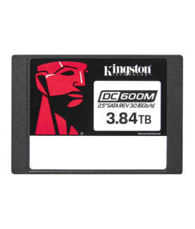 Kingston DC600M | 3840 GB | SSD form factor 2.5" | Solid-state drive interface SATA Rev. 3.0 | Read speed 560 MB/s | Write spee