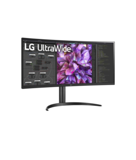 LG | Curved Monitor | 34WQ75C-B | 34 " | IPS | QHD | 21:9 | 60 Hz | 5 ms | 3440 x 1440 | 300 cd/m | HDMI ports quantity 2 | Bla