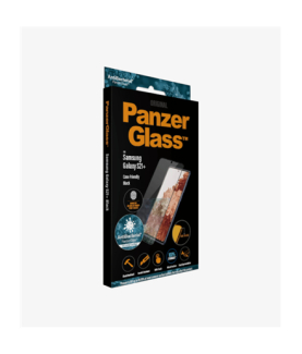 PanzerGlass | Samsung | Galaxy S21+ Series | Antibacterial glass | Black | Case Friendly, Compatible with the in-screen fingerp