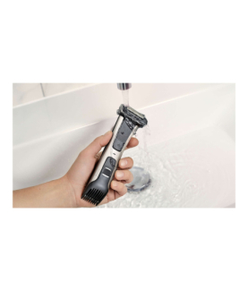 Philips | Showerproof body groomer | BG7025/15 | Body groomer | Number of length steps 5 | Black/Stainless