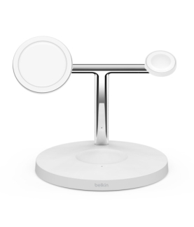 Belkin | Pro MagSafe 3in1 Wireless Charging Stand + AC Power Adapter | BOOST CHARGE