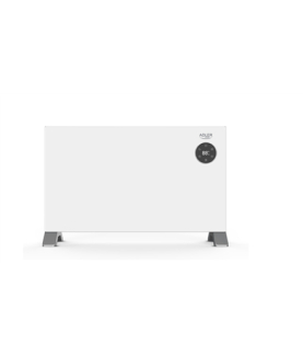 Adler Convection fan heater LCD with remote control | Convection Heater | 2000 W | Number of power levels 3 | White | IPX24