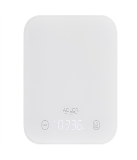 Adler Kitchen Scale | AD 3181w | Graduation 1 g | Display type LED | White