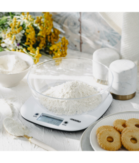 Adler Kitchen Scale with a bowl | MS 3179w | Graduation 1 g | Display type LCD | White