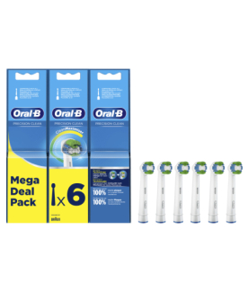 Oral-B Precision Clean Replaceable Toothbrush Heads | Heads | For adults | Number of brush heads included 6 | White