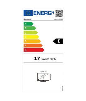 Samsung LS24D366GAUXEN | 24 " | VA | FHD | 16:9 | 100 Hz | 4 ms | 1920 x 1080 pixels | 250 cd/m | HDMI ports quantity 1 | Black