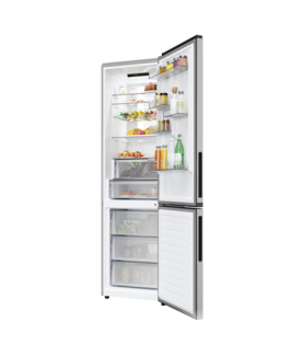 Candy Refrigerator | CNCQ4T620CX | Energy efficiency class C | Free standing | Combi | Height 205 cm | No Frost system | Fridge