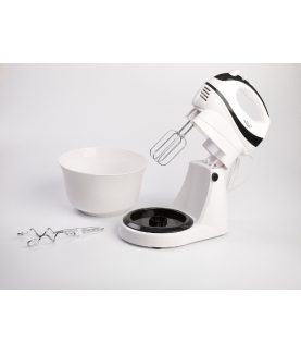 Adler | Mixer | AD 4206 | Mixer with bowl | 300 W | Number of speeds 5 | Turbo mode | White