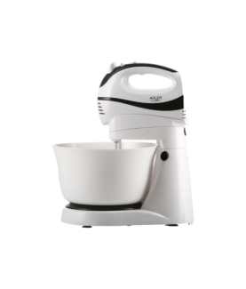 Adler | Mixer | AD 4206 | Mixer with bowl | 300 W | Number of speeds 5 | Turbo mode | White