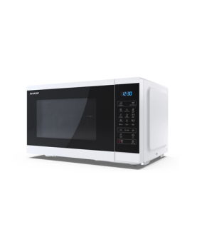 Sharp | Microwave Oven with Grill | YC-MG252AE-W | Free standing | 25 L | 900 W | Grill | White