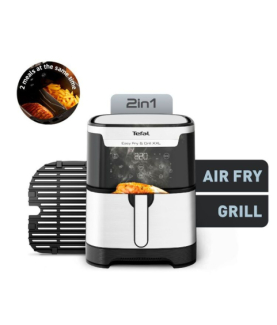 TEFAL Easy Fry and Grill XXL Fryer | EY801D | Power 1830 W | Capacity 6.5 L | Black/Stainless Steel