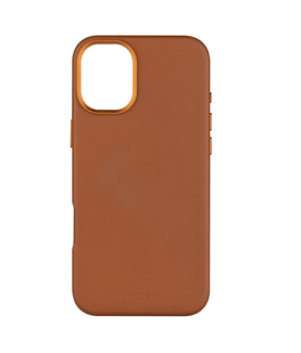 Fixed MagLeather | Back cover | Apple | iPhone 16 Plus | Leather | Brown