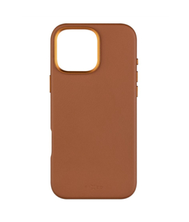 Fixed MagLeather | Back cover | Apple | iPhone 16 Pro Max | Leather | Brown