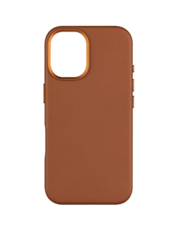 Fixed MagLeather | Back cover | Apple | iPhone 16 | Leather | Brown