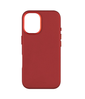 Fixed MagLeather | Back cover | Apple | iPhone 16 | Leather | Red