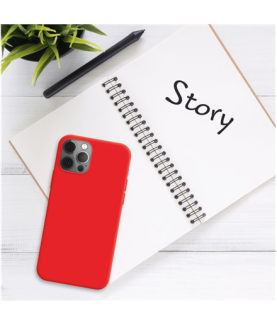 Fixed Story | Back cover | Apple | iPhone 16 Pro Max | Rubberized | Red