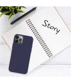 Fixed Story | Back cover | Apple | iPhone 16 Pro | Rubberized | Blue