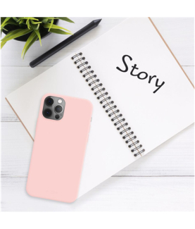 Fixed Story | Back cover | Apple | iPhone 16 Pro | Rubberized | Pink