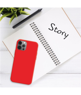 Fixed Story | Back cover | Apple | iPhone 16 Pro | Rubberized | Red