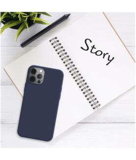 Fixed Story | Back cover | Apple | iPhone 16 | Rubberized | Blue