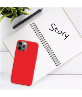 Fixed Story | Back cover | Apple | iPhone 16 | Rubberized | Red