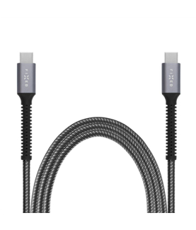 Fixed | Armor Cable USB-C/USB-C, 2 m, 240W | FIXDA-CC2-GR